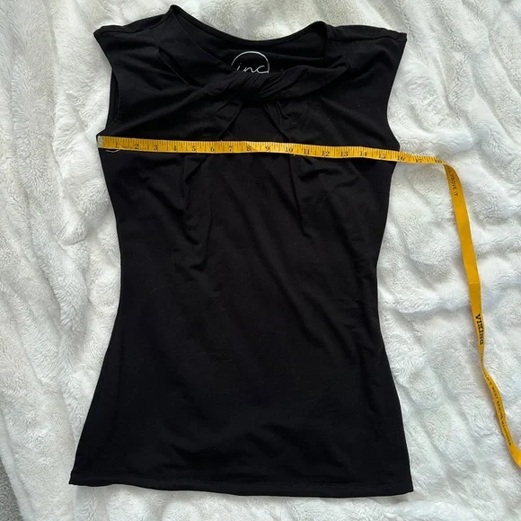 INC International Concepts Black Sleeveless Tank Sz M - Picture 4 of 9